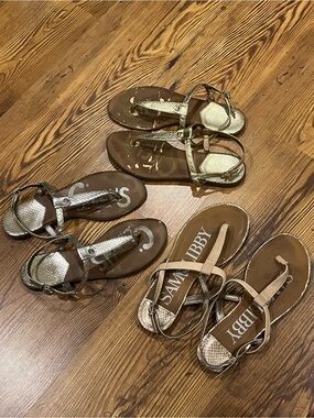 Lot of 3 pairs: Sam Edelman/ Sam & Libby / Circus — 2 = Size 7 + 1 = Size 7 1/2